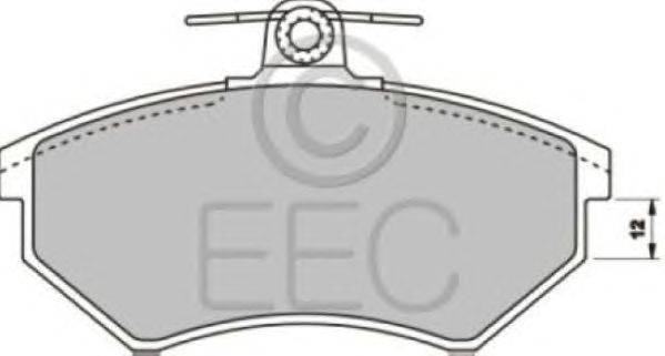 Комплект тормозных колодок, дисковый тормоз EEC BRP0708
