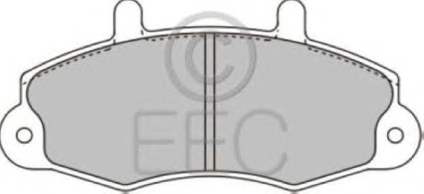 Комплект тормозных колодок, дисковый тормоз EEC BRP0728
