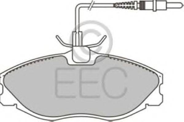 Комплект тормозных колодок, дисковый тормоз EEC BRP0902