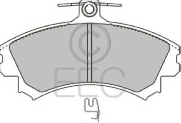 Комплект тормозных колодок, дисковый тормоз EEC BRP0912