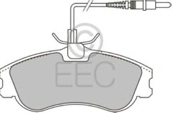 Комплект тормозных колодок, дисковый тормоз EEC BRP0970