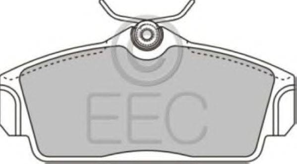 Комплект тормозных колодок, дисковый тормоз EEC BRP1082