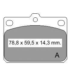 Комплект тормозных колодок, дисковый тормоз VEMA 830960