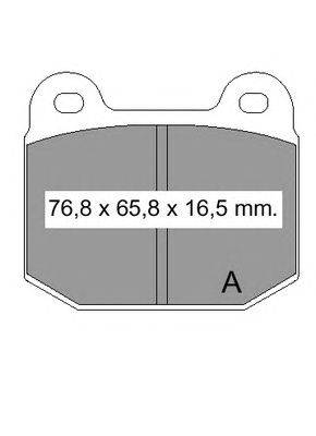 Комплект тормозных колодок, дисковый тормоз VEMA 831180