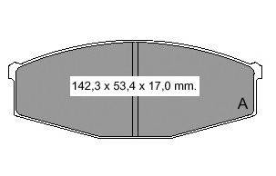 Комплект тормозных колодок, дисковый тормоз VEMA 835250