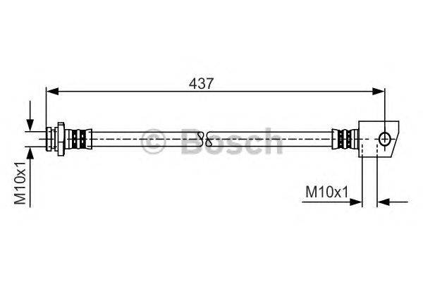Тормозной шланг BOSCH 1 987 481 231
