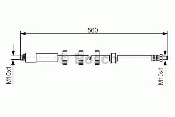 Тормозной шланг BOSCH 1 987 481 290