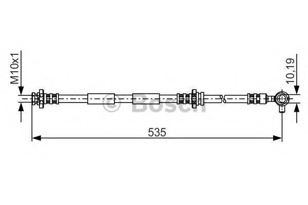 Тормозной шланг CF GOMMA 512375