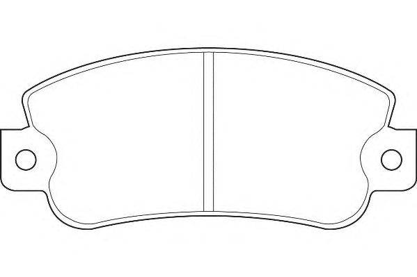 Комплект тормозных колодок, дисковый тормоз WAGNER WBP20775A