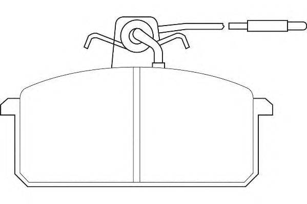 Комплект тормозных колодок, дисковый тормоз WAGNER WBP20946A