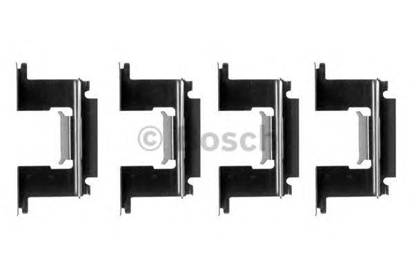 Комплектующие, колодки дискового тормоза BOSCH AP111