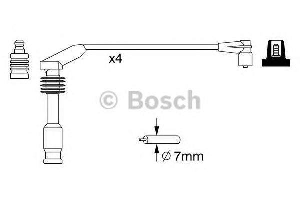 Комплект проводов зажигания BOSCH B226