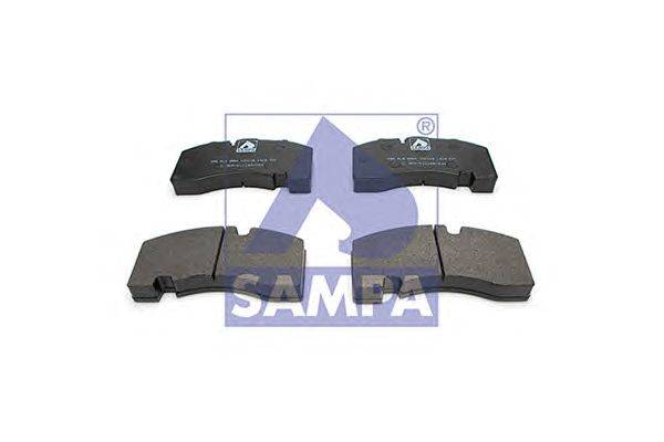 Комплект тормозных колодок, дисковый тормоз SAMPA 29271