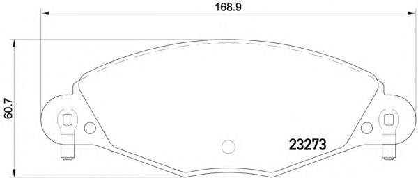 Комплект тормозных колодок, дисковый тормоз HELLA PAGID 8DB355019421