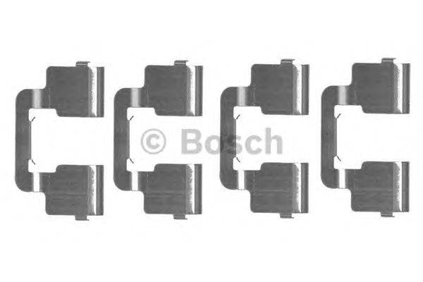 Комплектующие, колодки дискового тормоза BOSCH 1987474458