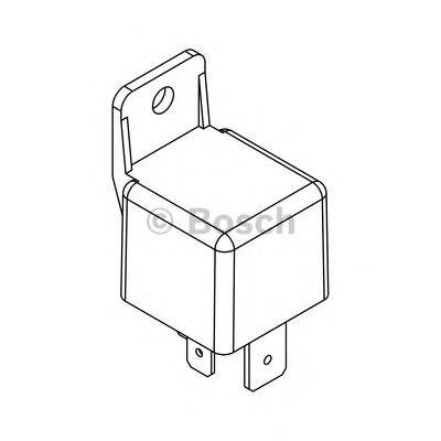 Реле, рабочий ток; Реле BOSCH 0 986 AH0 080