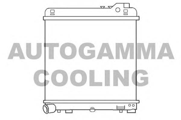Радиатор, охлаждение двигателя AUTOGAMMA 100101