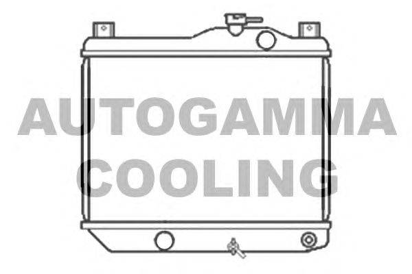 Радиатор, охлаждение двигателя AUTOGAMMA 101032