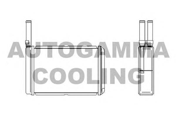 Теплообменник, отопление салона AUTOGAMMA 101968