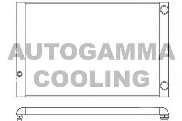Радиатор, охлаждение двигателя AUTOGAMMA 103373