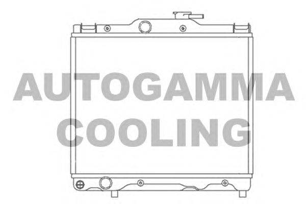 Радиатор, охлаждение двигателя AUTOGAMMA 104122