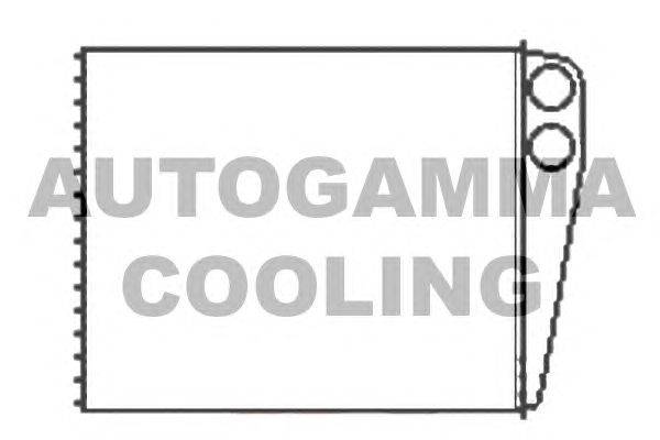 Теплообменник, отопление салона AUTOGAMMA 104880
