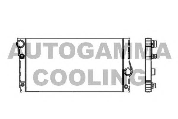 Радиатор, охлаждение двигателя AUTOGAMMA 105310