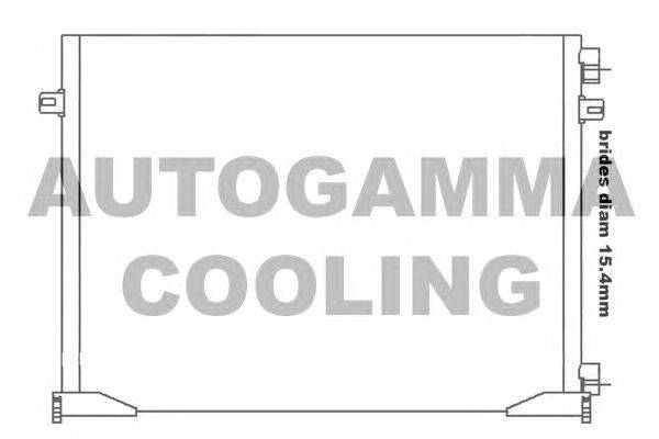 Конденсатор, кондиционер AUTOGAMMA 105549