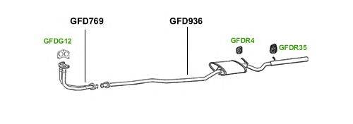 Система выпуска ОГ GT Exhaust 3777