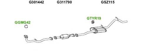 Система выпуска ОГ GT Exhaust 5724