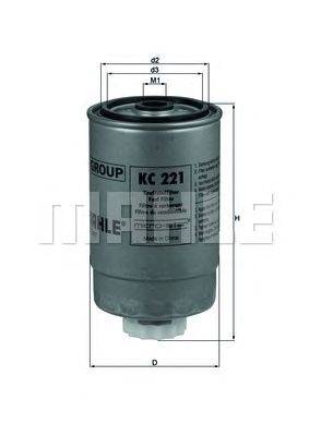 Топливный фильтр KNECHT KC 221
