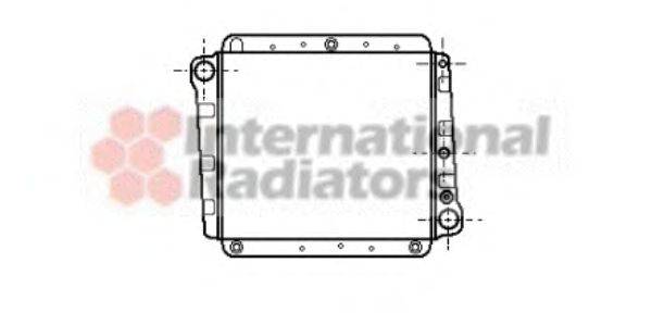 Радиатор, охлаждение двигателя VAN WEZEL 59002018
