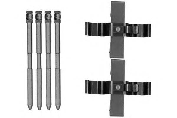 Комплектующие, колодки дискового тормоза TEXTAR 82077500