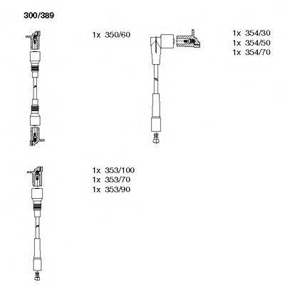 Комплект проводов зажигания BREMI 300389