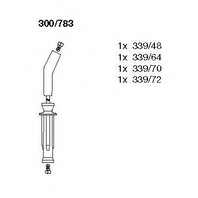 Комплект проводов зажигания BREMI 300783