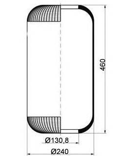 Кожух пневматической рессоры AIRTECH 31720