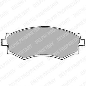 Комплект тормозных колодок, дисковый тормоз FMSI-VERBAND 21526