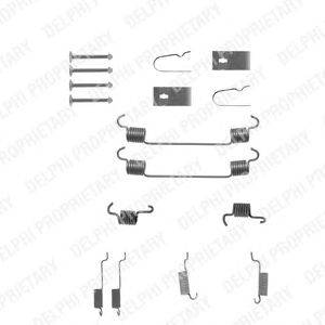Комплектующие, тормозная колодка DELPHI LY1288