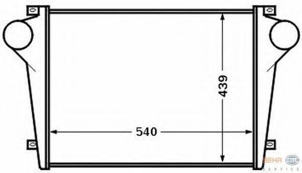 Интеркулер HELLA 8ML 376 776-741