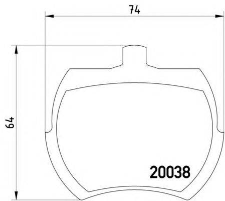 Комплект тормозных колодок, дисковый тормоз HELLA 8DB 355 007-081
