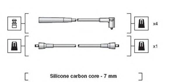 Комплект проводов зажигания MAGNETI MARELLI 941318111065