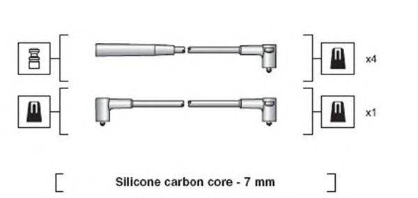 Комплект проводов зажигания MAGNETI MARELLI 941318111250