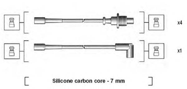 Комплект проводов зажигания MAGNETI MARELLI 941135090698