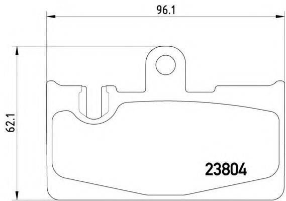 Комплект тормозных колодок, дисковый тормоз HELLA 8DB355011661
