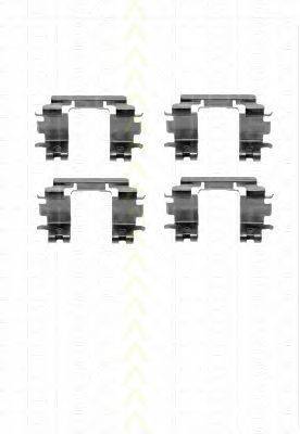 Комплектующие, колодки дискового тормоза TRISCAN 8105 691618