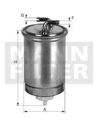 Топливный фильтр MANN-FILTER WK9036