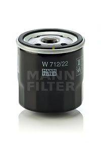 Масляный фильтр MANN-FILTER W71222