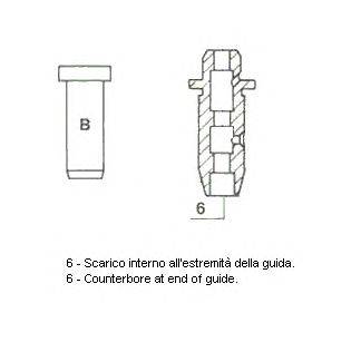 Направляющая втулка клапана FRECCIA 3540