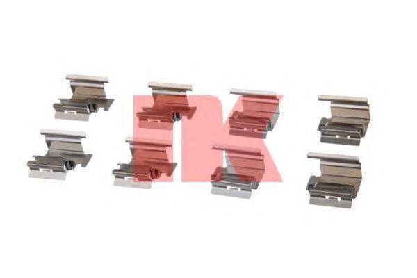 Комплектующие, колодки дискового тормоза NK 7923218