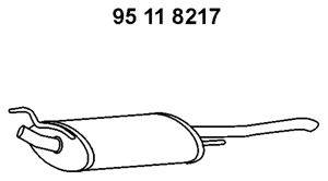 Глушитель выхлопных газов конечный EBERSPÄCHER 95118217